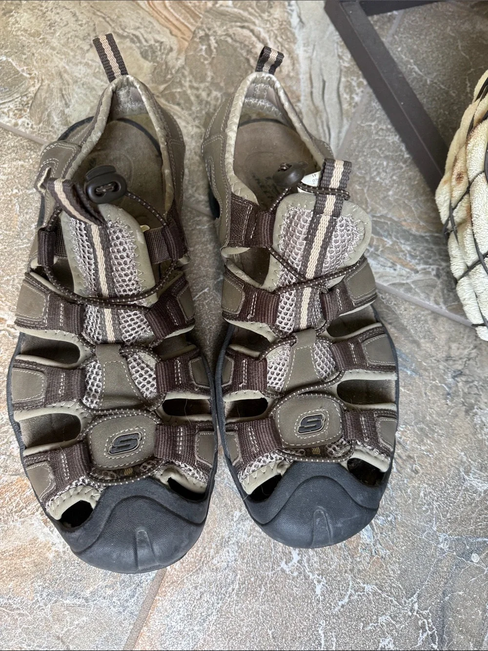Skechers Brown and Dark Brown Outdoor Sport Sandals